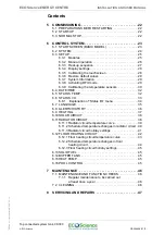 Preview for 12 page of ECOScience 6300wt Installation And User Manual