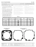 Предварительный просмотр 2 страницы Ecosense RISE F080 Installation Manual