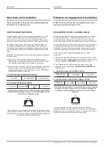 Preview for 3 page of EcoSmart Fire Curved Clearances & Installation