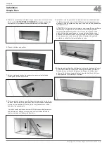 Preview for 48 page of EcoSmart Fire FLEX Bay Clearances And Installation Manual