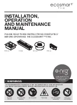 Preview for 1 page of EcoSmart AB Series Installation, Operation And Maintenance Manual