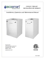 EcoSmart ES50LVP Installation, Operation And Maintenance Manual предпросмотр