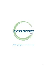 Ecosmo Folding bicycle Instruction Manual предпросмотр