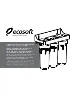 Preview for 1 page of Ecosoft 3-STAGE Instruction Manual