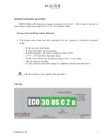 Preview for 8 page of ECOSTAR ECO 8 NG Installation, Operating And Maintenance Manual