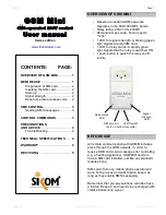 Preview for 1 page of EcoStarter GSM Mini User Manual