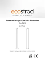 Предварительный просмотр 1 страницы Ecostrad ALLORA Vertical Instruction Manual