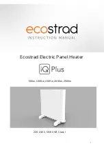 Предварительный просмотр 1 страницы Ecostrad iQ 1000 Instruction Manual