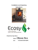 Preview for 1 page of Ecosy+ Ottawa 5kw Installation And Operating Instructions Manual