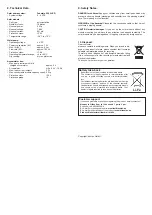 Предварительный просмотр 2 страницы Ecotec Fountain 5/160-LED Operating Manual