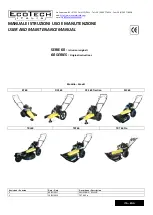 Предварительный просмотр 1 страницы Ecotech Italia 60 Series User And Maintenance Manual