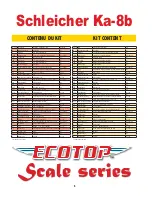 Предварительный просмотр 5 страницы Ecotop Schleicher Ka-8b Assembly Manual