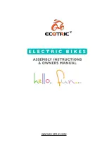 Ecotric Flash 26' Fat Bike Assembly Instructions & Owner'S Manual предпросмотр