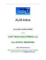 ECOTRONS ALM-Inline Manual preview