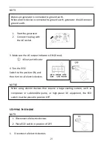 Предварительный просмотр 26 страницы ECOUS EP2200i Owner'S Manual