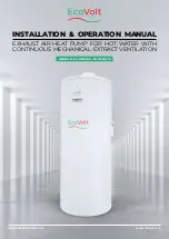 Preview for 1 page of Ecovolt EV-H20/180 Installation & Operation Manual