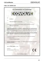 Предварительный просмотр 19 страницы ECOVOLVE ED8000 Operator'S Handbook Manual