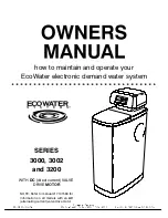 EcoWater 3000 Series Owner'S Manual preview