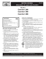 Preview for 8 page of EcoWater Comfort 200 Manual