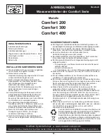 Preview for 26 page of EcoWater Comfort 200 Manual