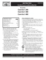 Preview for 32 page of EcoWater Comfort 200 Manual