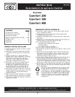 Preview for 50 page of EcoWater Comfort 200 Manual