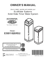 Preview for 1 page of EcoWater ESS1102XR32 Owner'S Manual