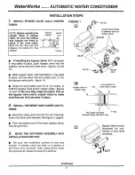 Предварительный просмотр 7 страницы EcoWater Waterworks WS 2000 Installating And Operation Manual