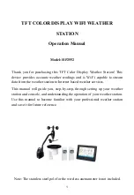 Предварительный просмотр 1 страницы ECOWITT HP2552 Operation Manual