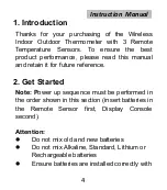 Preview for 4 page of ECOWITT WH0281A Instruction Manual