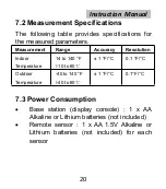 Preview for 20 page of ECOWITT WH0281A Instruction Manual