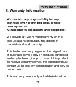 Preview for 21 page of ECOWITT WH0281A Instruction Manual