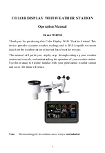 Preview for 1 page of ECOWITT WH2910 Operation Manual