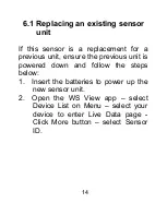 Предварительный просмотр 14 страницы ECOWITT WH32 Manual