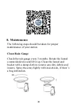 Предварительный просмотр 16 страницы ECOWITT WH40 Manual