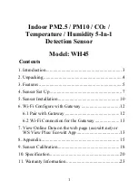 Предварительный просмотр 1 страницы ECOWITT WH45 Manual