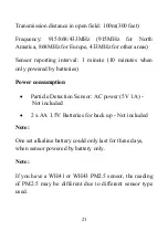 Предварительный просмотр 21 страницы ECOWITT WH45 Manual