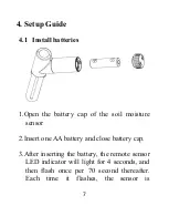 Предварительный просмотр 7 страницы ECOWITT WH51 Manual