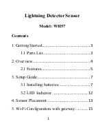 Предварительный просмотр 1 страницы ECOWITT WH57 Manual