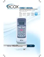 Ecox E RG51B30/(C)E Owner'S Manual preview