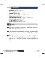 Preview for 3 page of Ecox WF01 User Manual