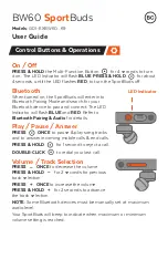 EcoxGear BW60 SportBuds User Manual preview