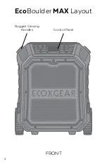 Предварительный просмотр 4 страницы EcoxGear EcoBoulder MAX GDI-EXBDR Series User Manual