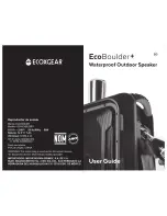 Preview for 1 page of EcoxGear EcoBoulder+ User Manual