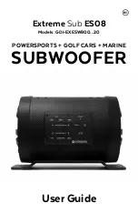 EcoxGear Extreme Sub ES08 User Manual preview