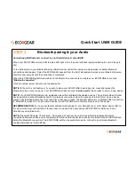 Preview for 3 page of EcoxGear GDI-EGST700--710 Quick Start User Manual