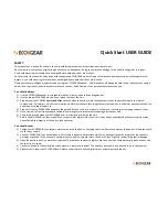 Preview for 10 page of EcoxGear GDI-EGST700--710 Quick Start User Manual