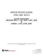 ECR International 100F Application Manual preview