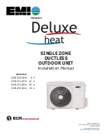 ECR International Deluxe Heat DHSZ109DA Installation Manual preview