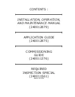 Preview for 2 page of ECR International Dunkirk DCBF-125 Installation, Operation And Maintenance Manual